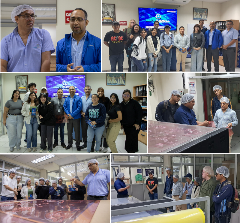 FADCOM ESPOL visitan Matriflexo