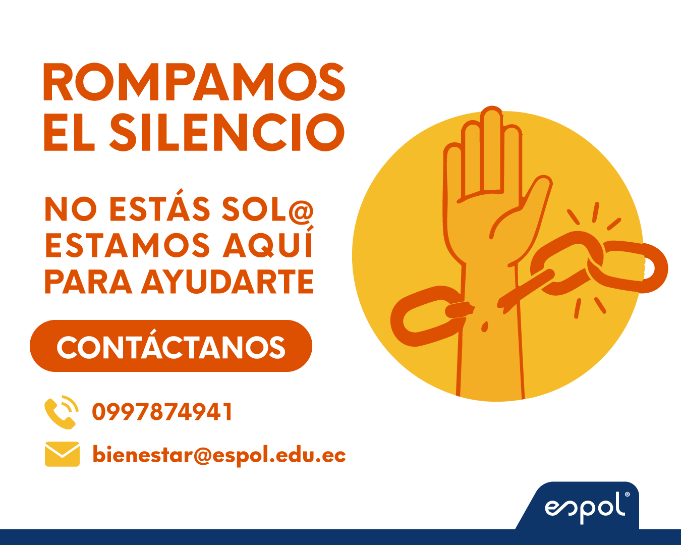 rompamos el silencio bienestar espol