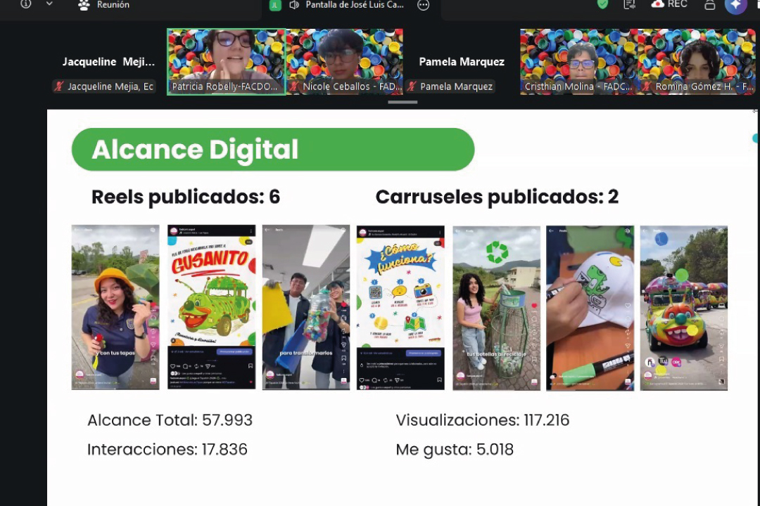 Estudiantes y equipo de FADCOM presentan el Tapatón en congreso internacional de diseño