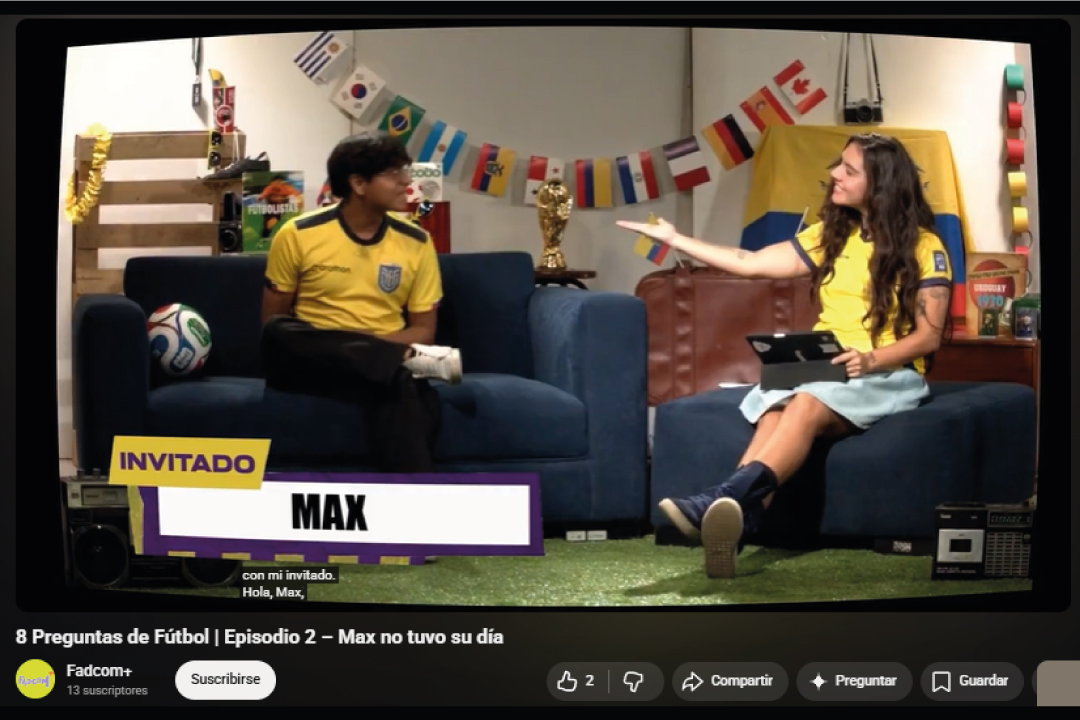 FADCOM+ debuta en YouTube con su primer programa en vivo