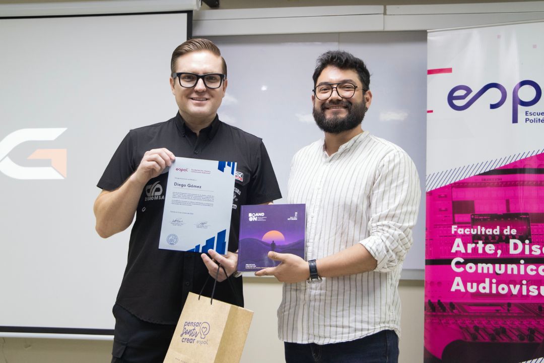 Diego Gómez, de DG Motors, compartió en FADCOM–ESPOL cómo construir una marca que se recuerde