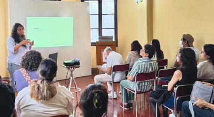 Lourdes Pilay presenta investigación sobre los ornamentos de la arquitectura patrimonial de Guayaquil